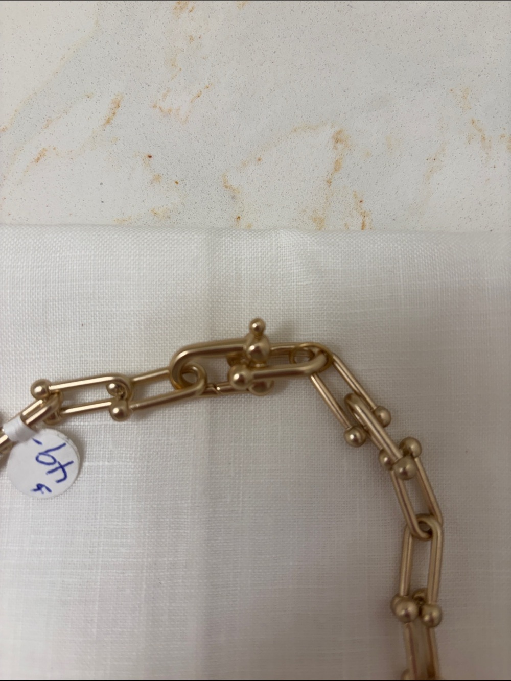 Fashion Gold Link Chain Necklace - Women Jewelry - Picture 3 of 6